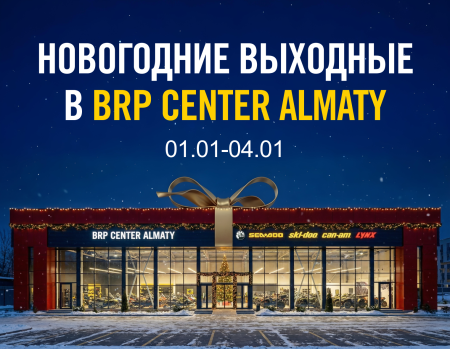 С Новым годом от BRP Center Almaty
